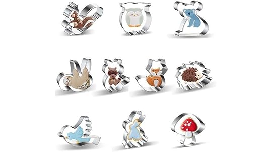 ten piece woodland animal shapes