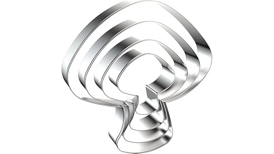 four piece mushroom cookie cutters