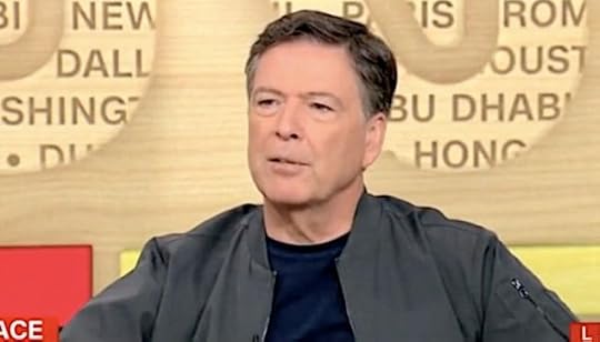 Former FBI Director James Comey appearing on CNN on Wednesday, May 31, 2023 (Video screenshot)