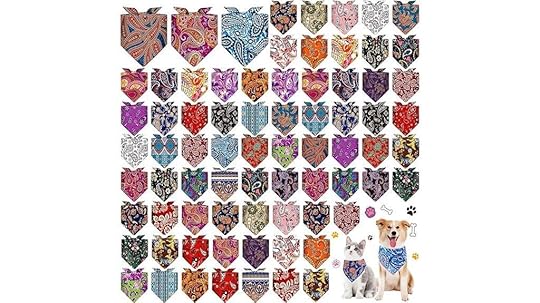 large dog bandana set