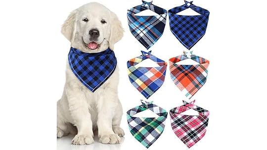 dog bandanas triangular set