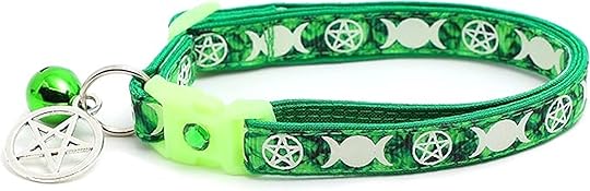 wicca cat collar charm