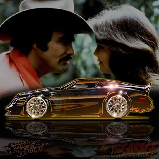 Bandit Automotive Pop Culture Movie and TV Car Art by Fireball Tim Garage