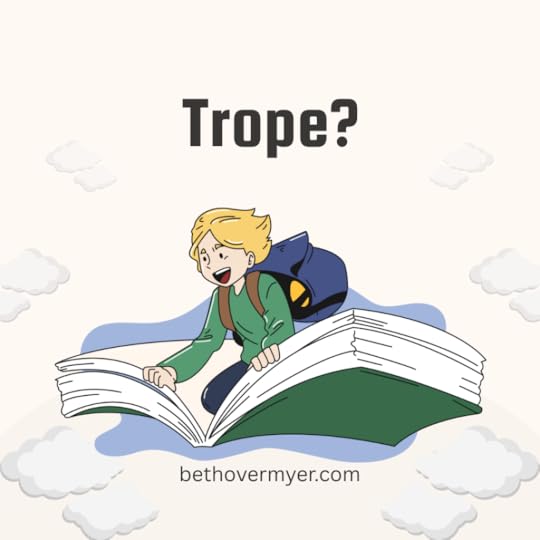 Graphic of a boy with a backpack, flying in an open book.
