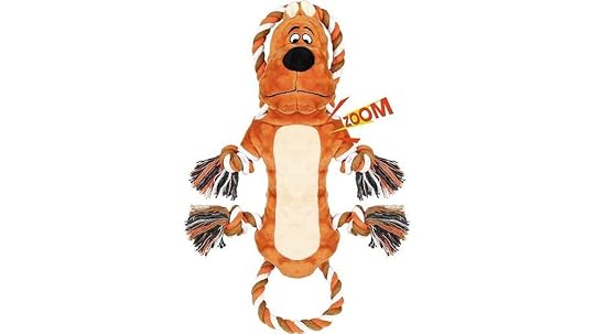 plush squeaky tug toy