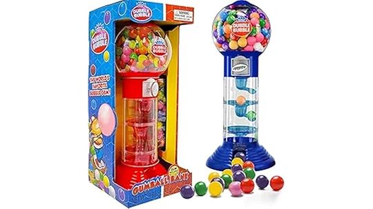 spiral gumball bank toy