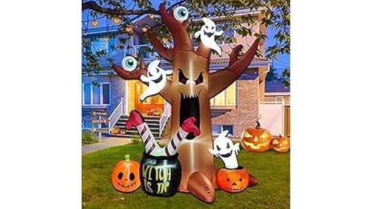 tall inflatable halloween decor