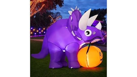 inflatable dinosaur yard decoration