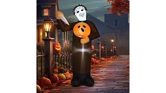 six foot scary pumpkin