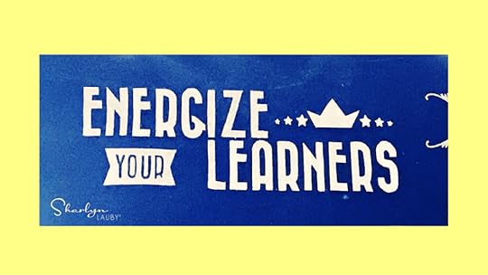 wall sign energize your learning by training, presenting and facilitating