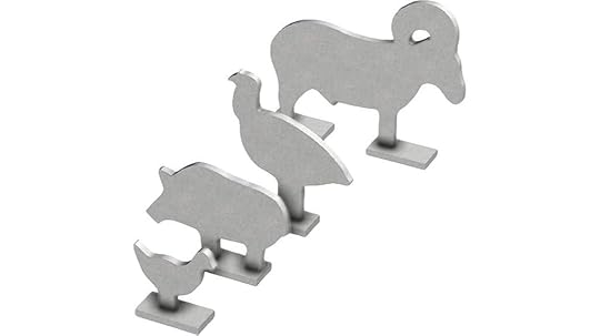 silhouette knock over targets