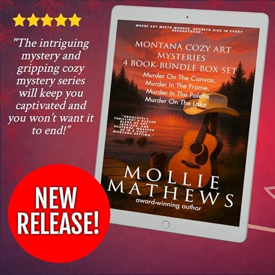Montana Cozy Art Mysteries 4-Book-Bundle Box Set 
