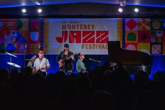 The Alfredo Rodriguez Trio performs in the Pacific Jazz Cafe on Friday for the Monterey Jazz Festival. (Arianna Nalbach - Monterey Herald)