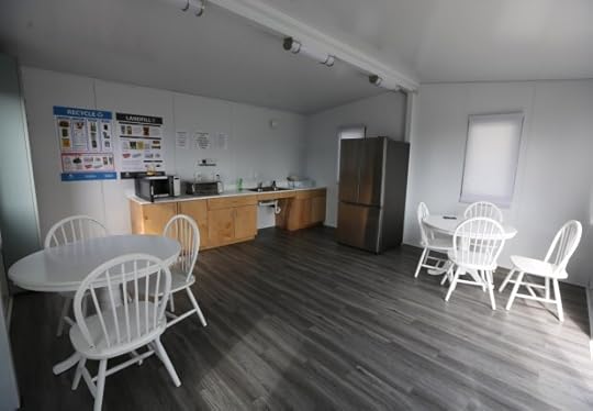 The residents of Bayside Village share a kitchen space. (Sage Alexander/Times-Standard)