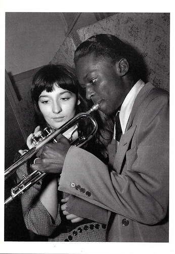 Juliette Greco and Miles Davis