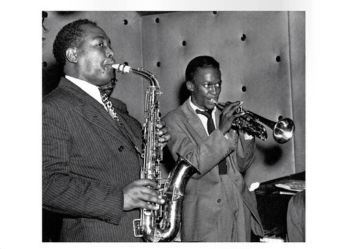 Charlie Parker and Miles Davis