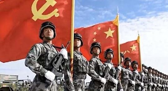 Chinese soldiers (Video screenshot)