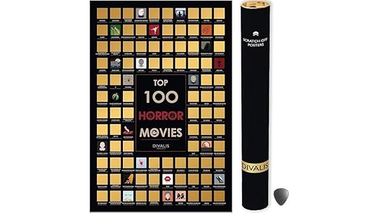 horror movie scratch poster