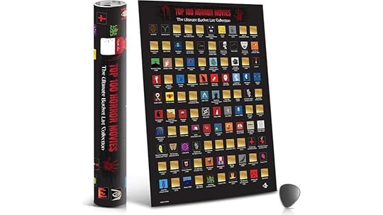 horror movie scratch poster