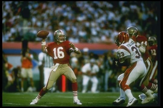 22 Jan 1989: Quarterback Joe Montana of the San Francisco 49ers throws the ball during Super Bowl XXIII against the Cincinnati Bengals at Joe Robbie Stadium in Miami, Florida. The 49ers won the game, 20-16. Mandatory Credit: Rick Stewart /Allsport