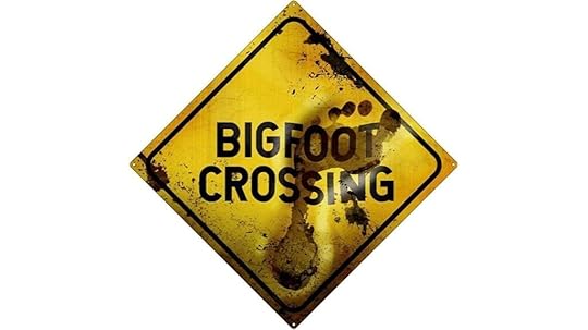 bigfoot crossing wall art