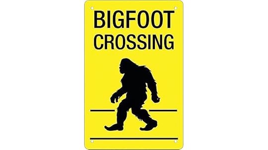 bigfoot crossing sign