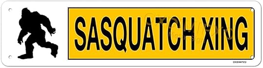 bigfoot yard sign decor