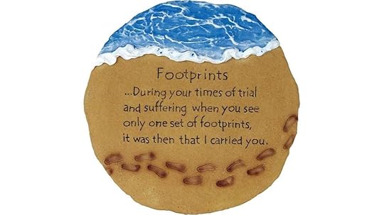 garden footprints stepping stone