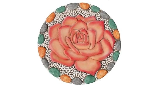 rose garden stepping stone