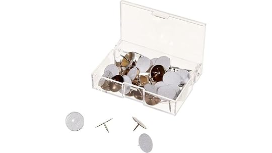 white reflective trail tacks