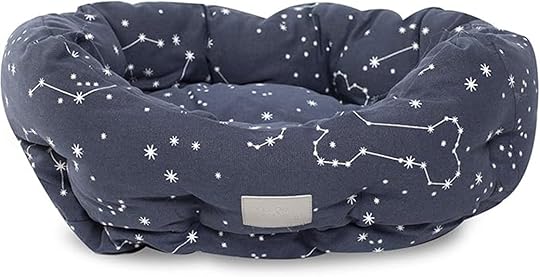 small celestial round pet bed