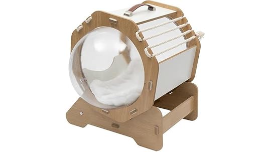 modern spaceship pet bed