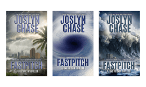 Three cover options for Fastpitch, by Joslyn Chase