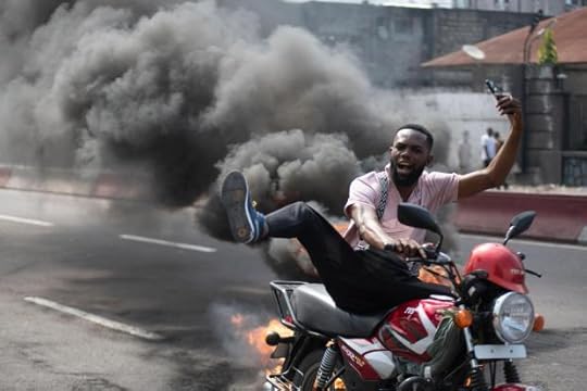 FILE - People protest in Kinshasa, Democratic Republic of the Congo, against the Rwanda-backed M23 rebels' advances into eastern Congo's capital, Goma, on Jan. 28, 2025. (AP Photo/Samy Ntumba Shambuyi, File)