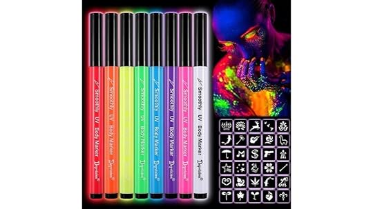 uv face paint kit