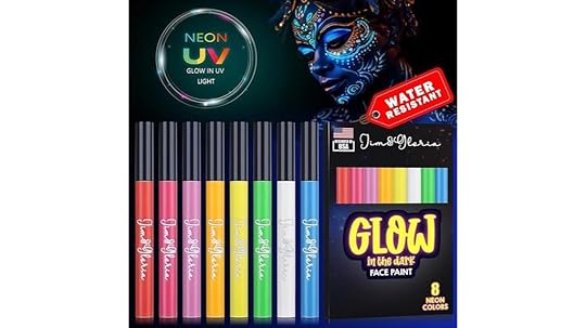 neon waterproof face paint