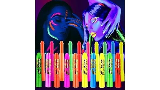 black light face paint