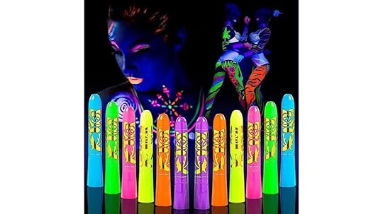 glow in the dark face paint