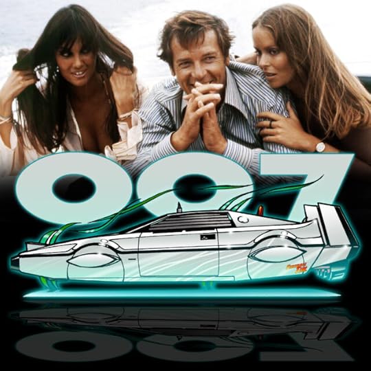 007 Automotive Pop Culture Movie and TV Car Art by Fireball Tim Garage