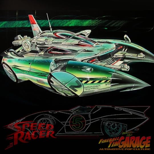 Automotive Pop Culture Movie and TV Car Art by Fireball Tim Garage