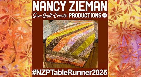 2025 table runner sewing challenge 550 x 1000