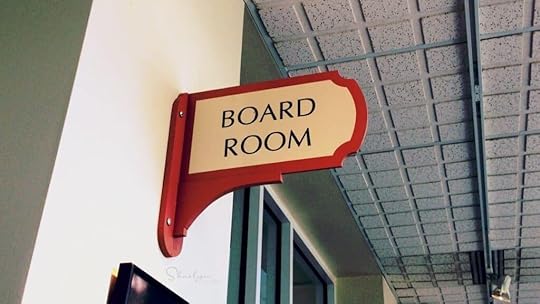 wall sign Board Room for business meetings