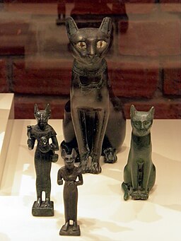 Bastet, a feline goddess of ancient Egyptian religion who was worshipped at least since the Second Dynasty, Neues Museum, Berlin (8176557415)