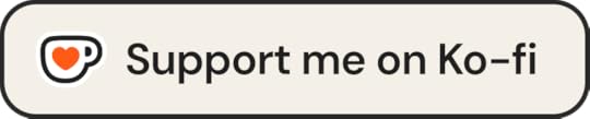 Ko-Fi logo on beige background that reads Support me on Ko-Fi