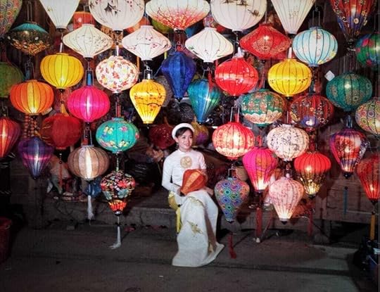 Lantern seller in Hoi An - Central Vietnam