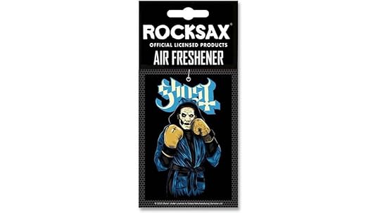 ghost themed hanging air freshener