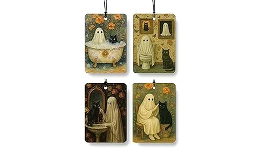 halloween ghost cat fresheners