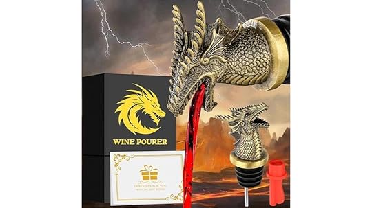 dragon shaped wine pourer