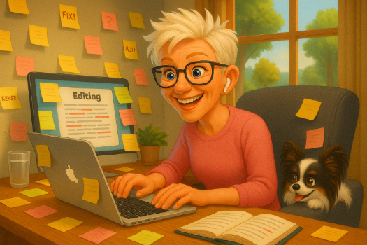 editing illustration