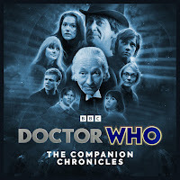 Montage image for Doctor Who: The Companion Chronicles audio range, with photos of various Doctors and companions